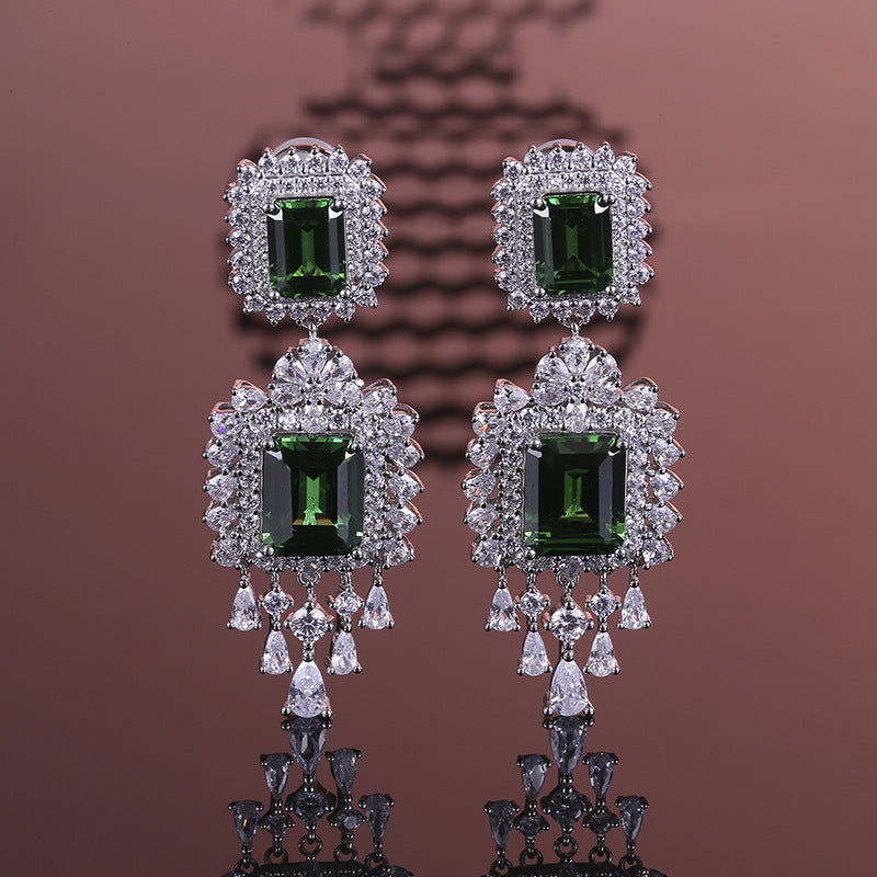 .925 Verdant Cascade Earring