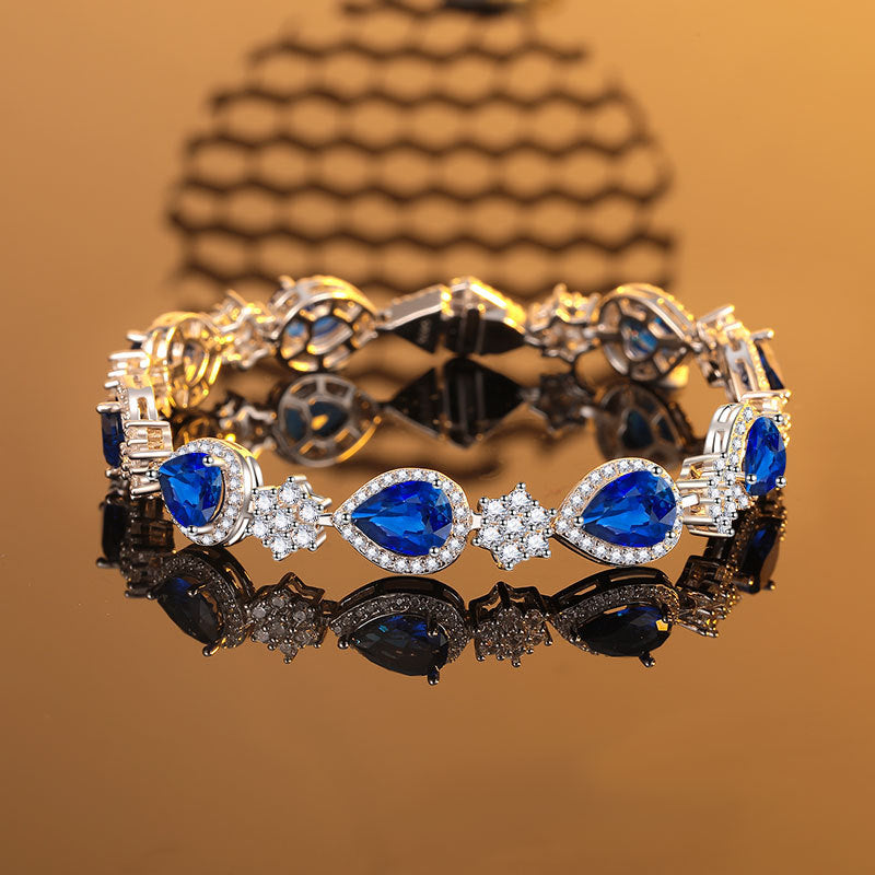 .925 Sapphire (CZ) Twilight Brilliance Bracelet