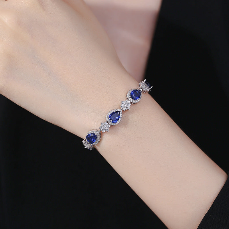 .925 Sapphire (CZ) Twilight Brilliance Bracelet