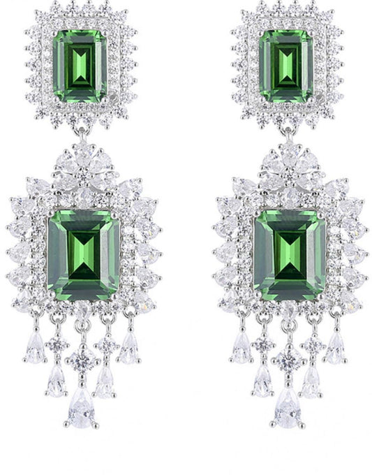 .925 Verdant Cascade Earring