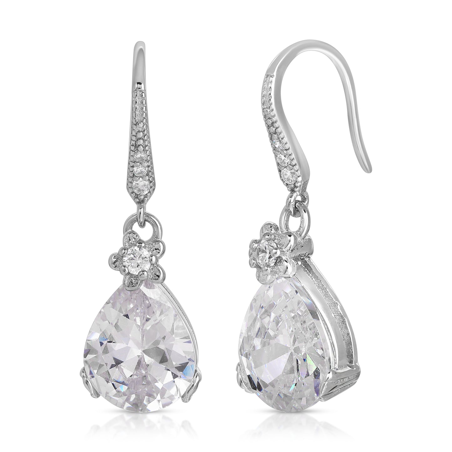 .925 Sterling Silver Dangle Drop Earrings